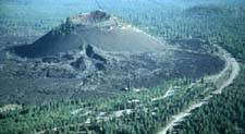 Aerial view of Lava Butte