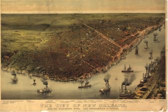 map of the city of New Orleans