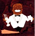 Caricature of Louis Armstrong