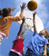 Children Playing Basketball