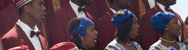 The Boys and Girls Choirs of Harlem at the 2003 Reinterment Ceremonies