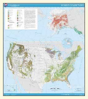 Forest Cover Types Map.