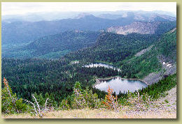 Ten Lakes valley view
