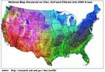 the resultant national maps objectively capture the ecological patterns of spatial variance in physical, edaphic, and climatic factors relevant for the distribution and growth of plants and animals