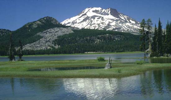 Photo of South Sister from Sparks Lake - Summer