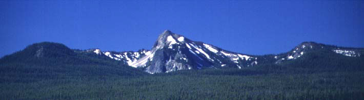 Photo of Cowhorn Mountain from Crescent Lake