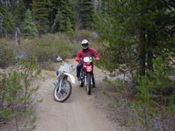 OHV user on Edison Butte OHV Trail System