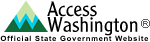 Access Washington Official State Government Web Site logo