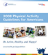 Physical Activity Guidelines for Americans cover
