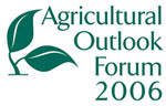 USDA 2006  Agricultural Outlook Forum logo