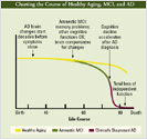 Charting the course of Healthy Aging, MCI, and AD