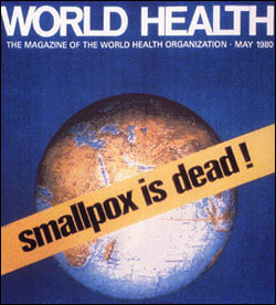 Image: Cover of World Health - Smallpox is Dead!