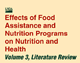 Cover page of Effects of Food Assistance and Nutrition Programs on Nutrition and Health report