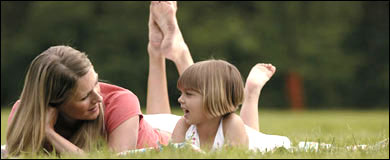 Photo: A mother and daughter