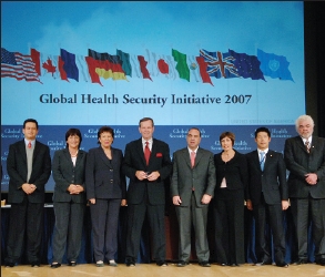 Secretaries of health at Global Health Security  Initiative 2007 annual meeting
