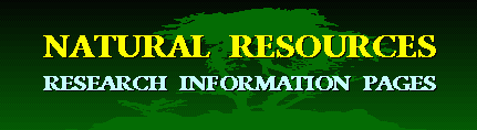 NATURAL RESOURCES RESEARCH INFORMATION PAGES