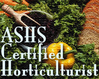 ASHS Certified Horticulturist