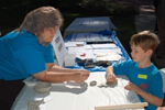 hands-on activity at Mississippi Archaeology Expo 