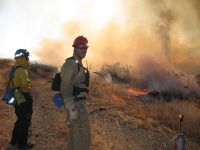 Salt Lake Firefighters on a Prescribed Fire