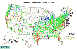 Streamflow Map of the United States