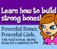 Powerful Bones, Powerful Girls Campaign Logo