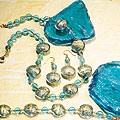 Aquamarine Murano Jewelry