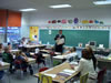 Congressman Rob Andrews meets with students at Gibbsboro School to stress the importance of reading. 