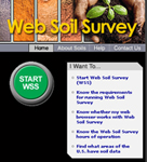 detail of Web Soil Survey web page