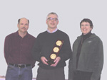 Maine NRCS biologist Jeff Norment, USFWS biologist Mark McCollough, and Maine NRCS State Conservationist Joyce Swartzendruber (NRCS photo)