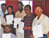 Photo: Volunteers participated in a Workplace Focal-Persons Training, hosted by GHARP, to become supporters and implementers of HIV/AIDS workplace policies (Click here to read full story).