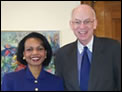 Senator Bennett meets with Condoleezza Rice.