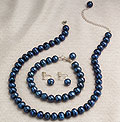 Eternally Blue Freshwater Pearl Jewelry