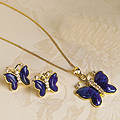 Lapis Butterfly Jewelry