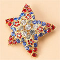 American Liberty Crystal Pin - Starburst