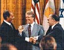 photo of President Carter at Camp David Accords