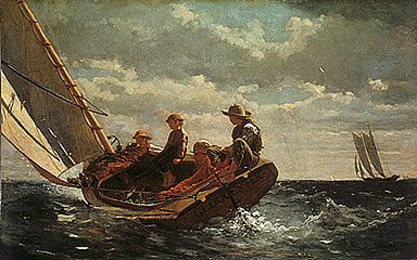 Winslow Homer, Breezing Up (A Fair Wind), 1873-1876