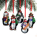 Playful Penguin Ornaments