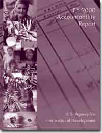 Image of cover of the FY 2000 USAID Accountability Report