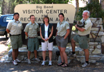 thumnail of the staff at Big Bend Visitor Center in 2007. Click for more information