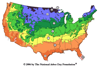 Hardiness Zone Map