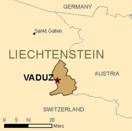 Map - Liechtenstein