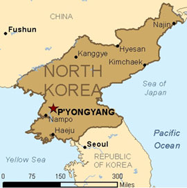 Map - North Korea