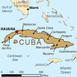 Map - Cuba