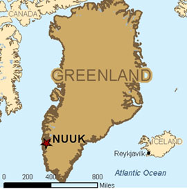 Map - Greenland