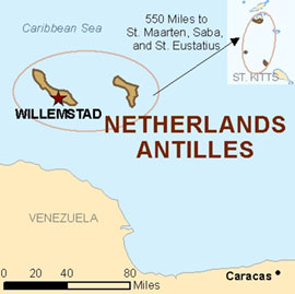Map - Netherland Antillies