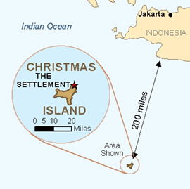 Map - Christmas Island