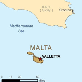 Map - Malta