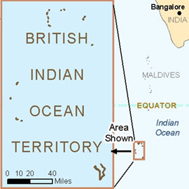 Map - British Indian Ocean Territory