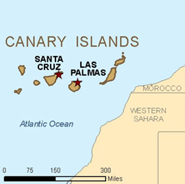 Map - Canary Islands
