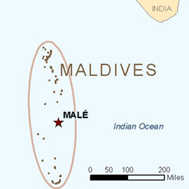 Map - Maldives